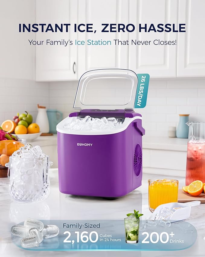 EUHOMY Countertop Ice Maker Machine - Image 2
