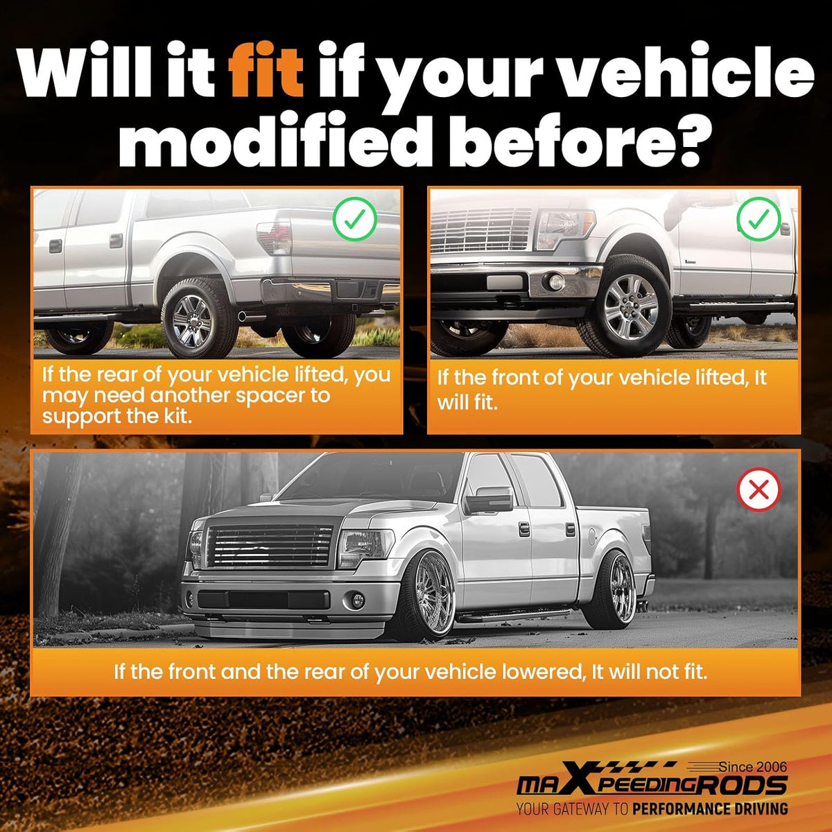 maxpeedingrods 5000 lbs rear air suspension bags kit on a desk or shelf