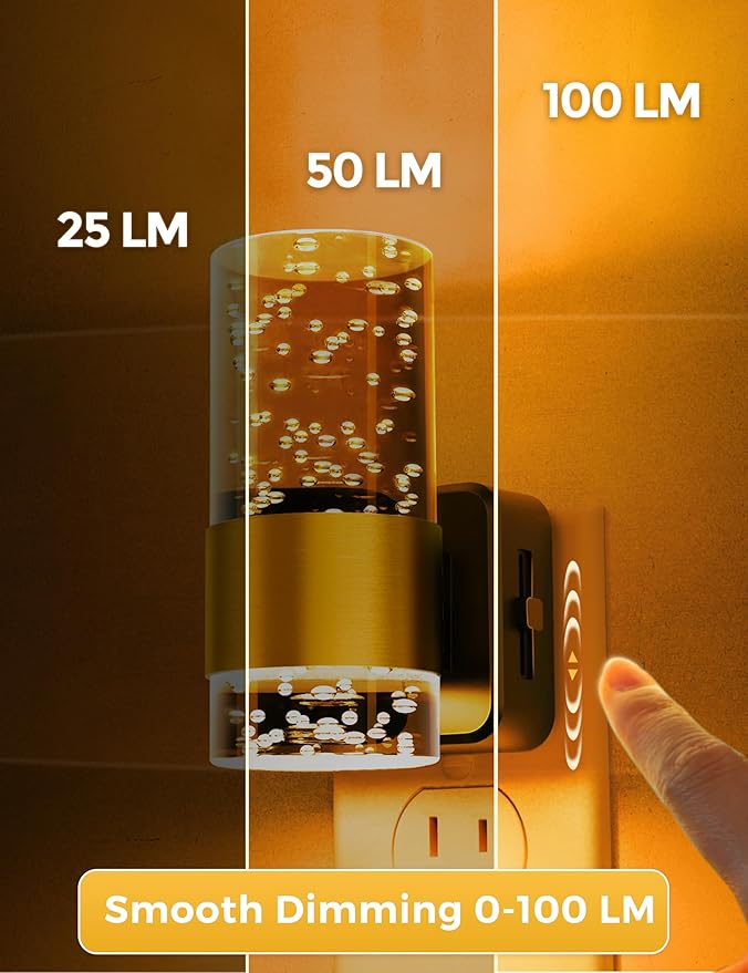 Night lights plug into wall, Amber Night Light - Image 3