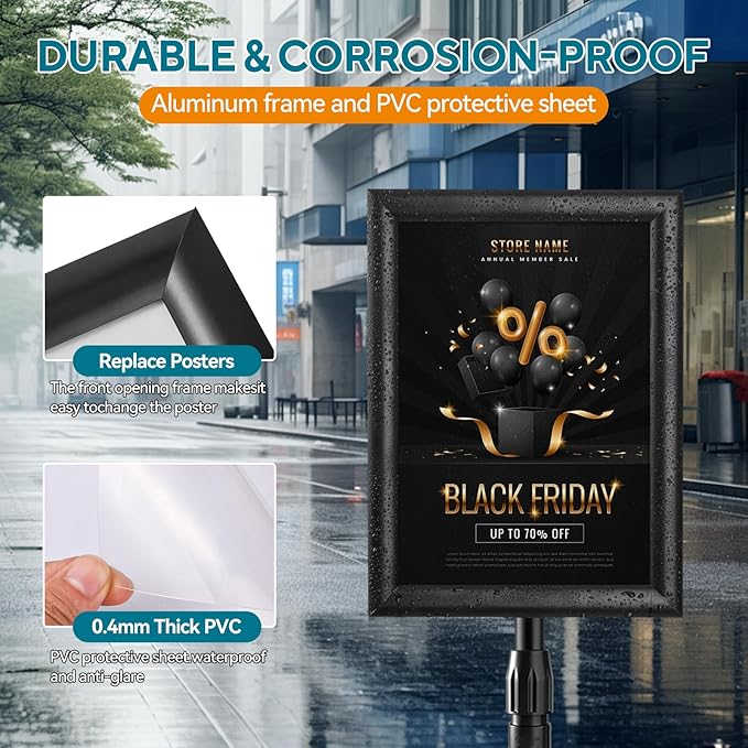 USCNC Sign Holder Stand 8.5x11 inch - Image 6