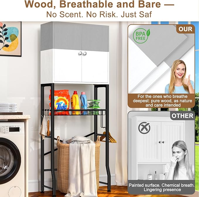 Over the Toilet Storage Cabinet - Image 5
