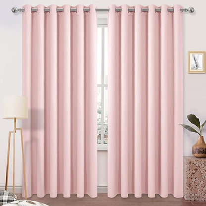 DWCN Blackout Curtains 84 Inches Long, Room Drakening Drapes by DWCN