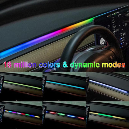 Dreamcolor Interior Car Lights Strips 55-inch, Tesla Model 3 Model Y Interior - Image 2