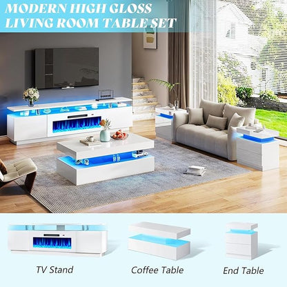 AMERLIFE Fireplace TV Stand - Image 6