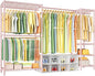 Ulif E10 Clothes Rack（With Stretchable Hanger Rod）Freestanding Clothing Racks by Ulif