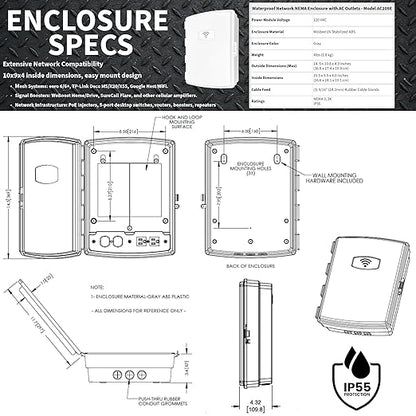 Waterproof Indoor Outdoor Weatherproof Nema Enclosure Cabinet Junction Box - Image 4