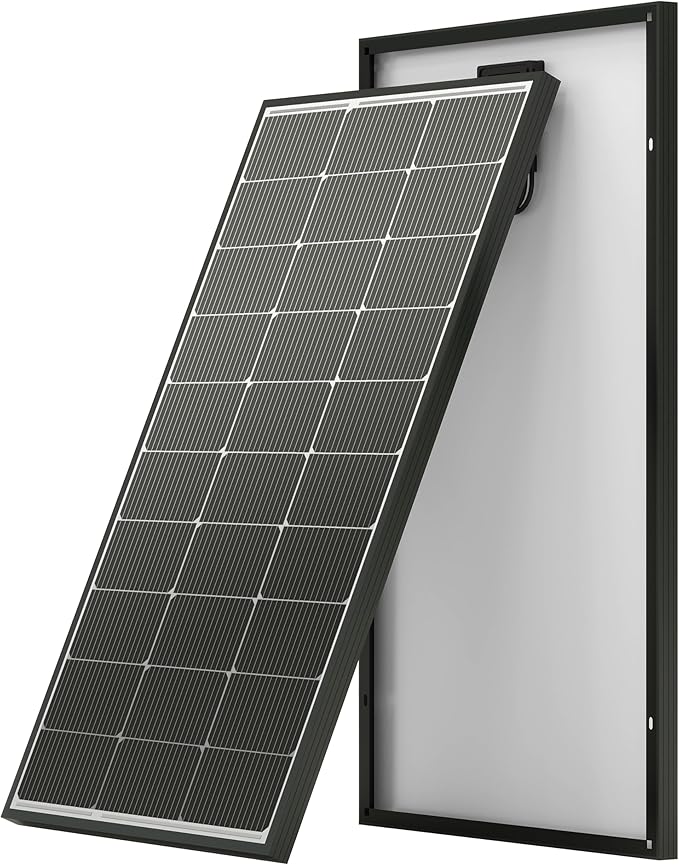 JJN 100 Watt Solar Panel, N-Type 16BB High Efficiency 12 Volt Solar Panels by JJNSolar-YourCompleteSolarPowerPartner