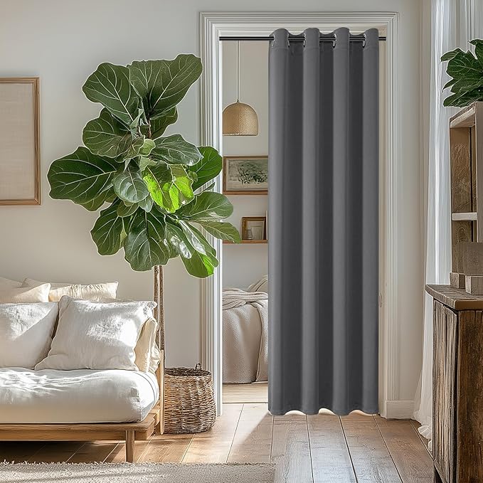ChrisDowa Blackout Curtains 80 Inches Long - Image 5