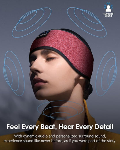 MUSICOZY Sleep Headphones Wireless Bluetooth 5.4 Headband, Music Sports - Image 4