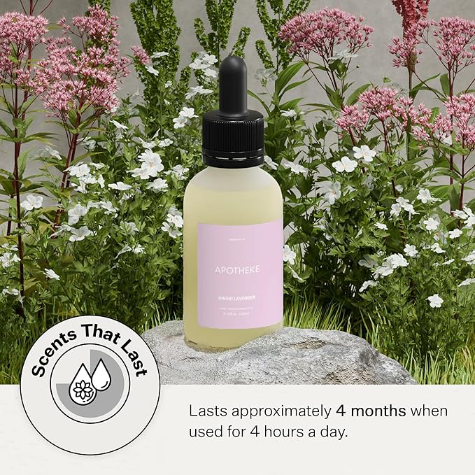 Apotheke Scent Tower Aromatherapy Diffuser Fragrance Refill, Hinoki Lavender - Image 4