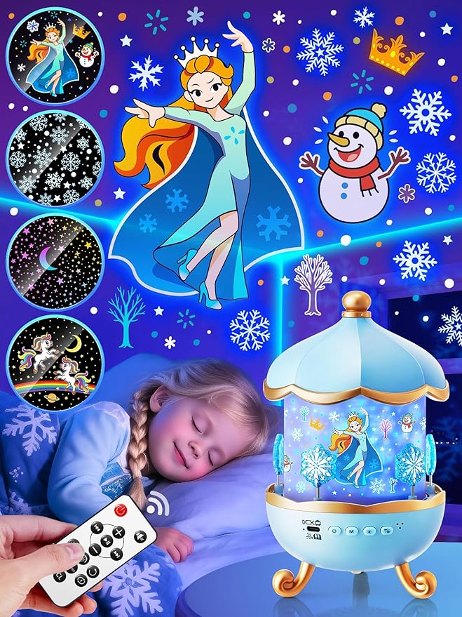 Frozen Toys, 15 Music+16 Films+315 Colors Night Light by pikoy
