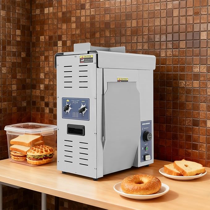 Electric Bun Toaster Machine, Commercial Double-Row Burger Buns Toaster - Image 2