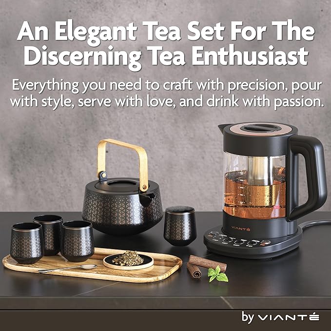 Vianté Luxury Tea Set. Electric Kettle - Image 2