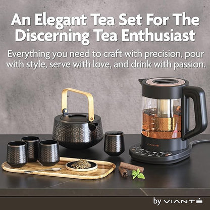 Vianté Luxury Tea Set. Electric Kettle - Image 2
