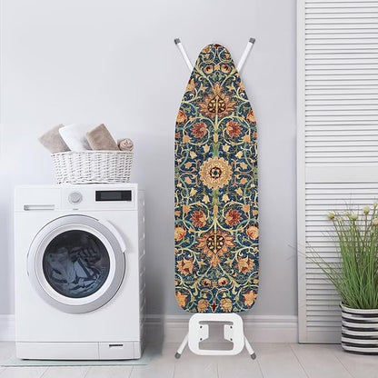 ZCFYGDX Vintage Flower Print 15 x 54 Ironing Board Covers Nylon Buckle Straps - Image 3