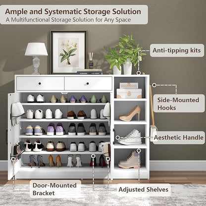 Loomie 5-Tier Shoe Cabinet - Image 5