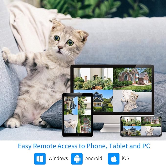 Hiseeu 5MP Wireless Security Camera System - Image 5