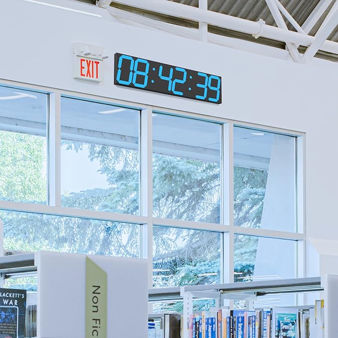 CHKOSDA Digital Wall Clock, Oversize Led Digital Clock Large Display - Image 6