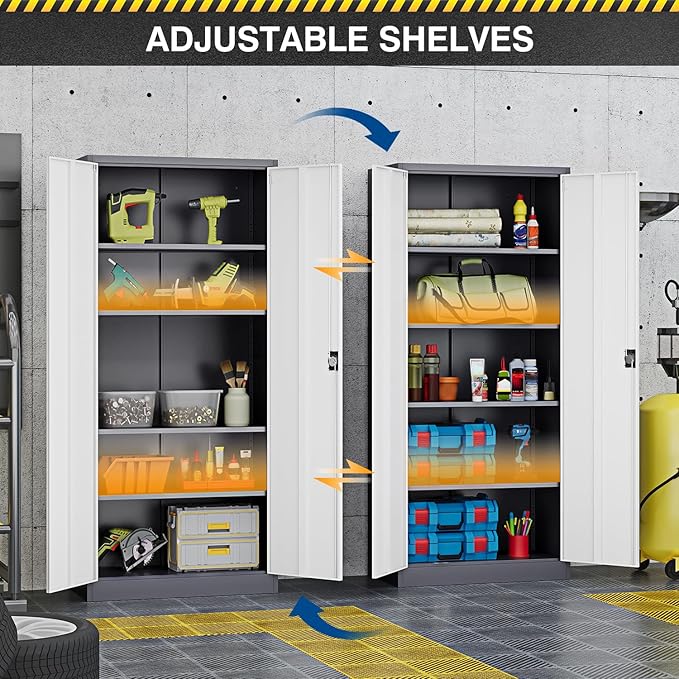 Metal Storage Cabinet-72” Tall Steel File Cabinets - Image 5