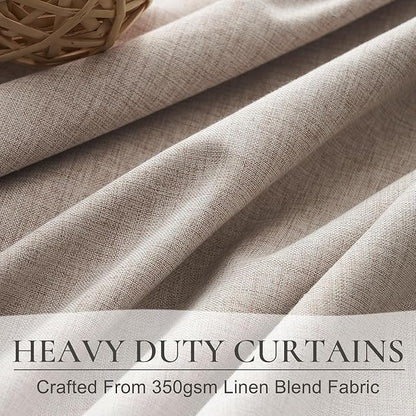 Blackout Curtains 60 Inches Extra Wide Curtains 84 Inch Length - Image 3