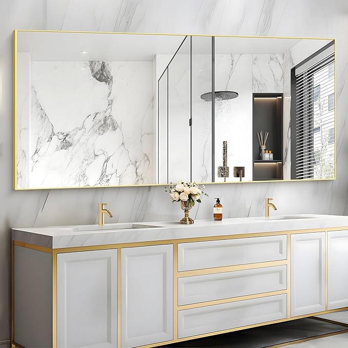 36x72inch Bathroom Mirror, Large Rectangular Wall Mirrors - Image 3
