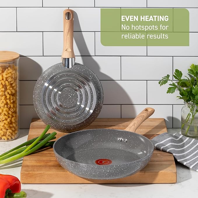 T-fal Revive Ceramic Cookware Sets, Pots and Pans Set Nonstick, Ceramic Non - Image 9