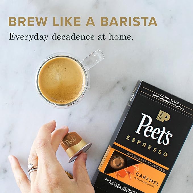 Peet's Coffee, Medium Roast Espresso Capsules, Compatible - Image 5