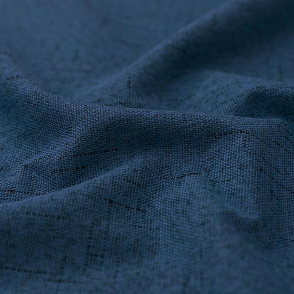 KOUFALL Navy Blue Linen Blackout Curtains 84 Inch Length, Dark Blue Thermal - Image 9