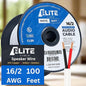 Elite 16/2 Speaker Wire 100ft, UL Listed, by InfinityCableProducts