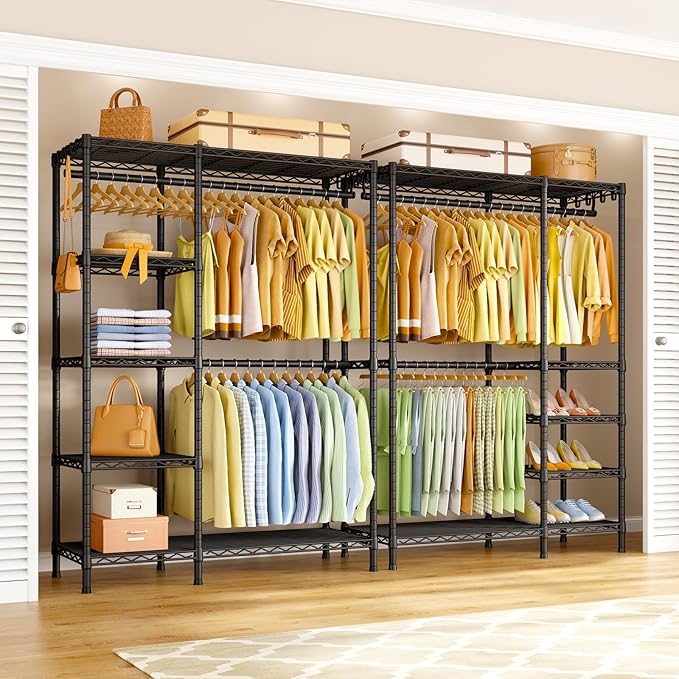 Ulif F2 Clothes Rack, 5 Tiers Heavy Duty Garment Rack - Image 3