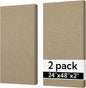 Olanglab Sound Absorbing Acoustic Wall Panels 2 Pack, Large Fabric Wrapped by Olanglab