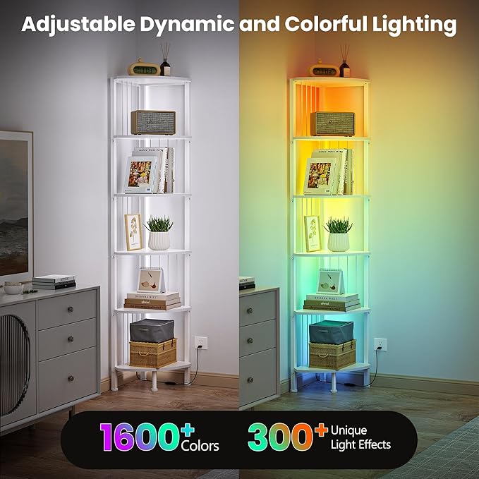 MonaSixy 6 Tier Corner Shelf - Image 3
