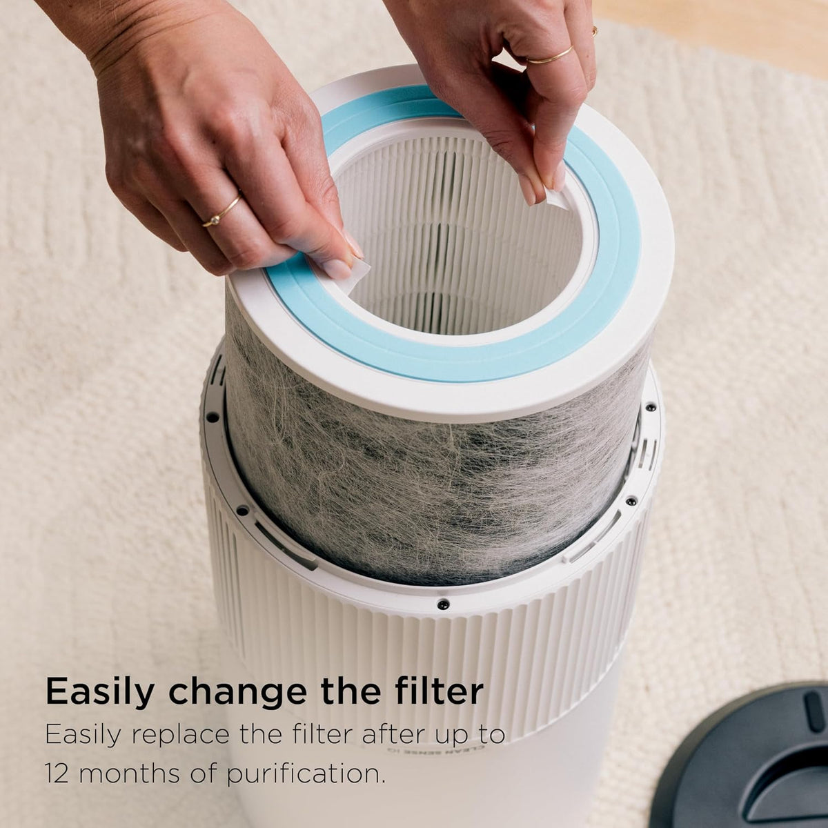 shark clean sense air purifier with pet filter, package contents