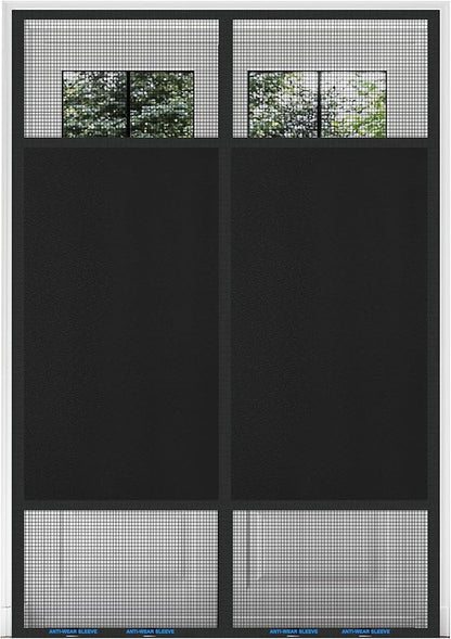 Magnetic Screen Door 72"x80" Blackout – Privacy Protection, Powerful Magnets by LIAMST