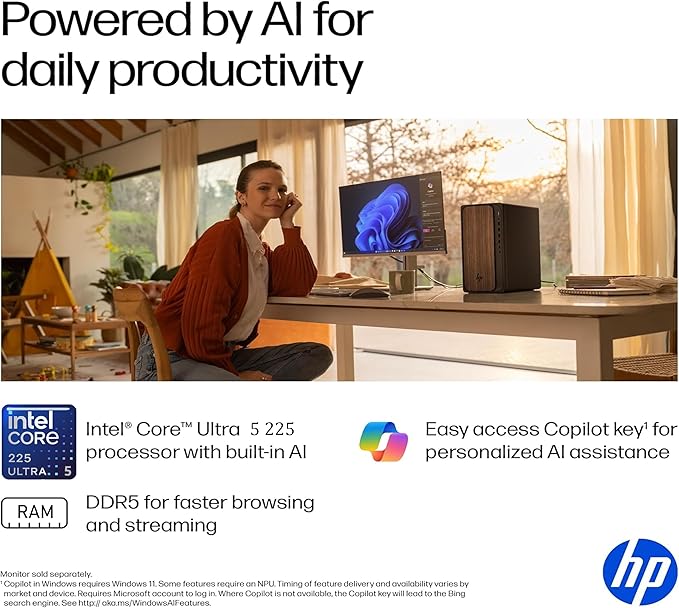 HP 2025 OmniDesk M03 Premium Business Next Gen AI Desktop Computer Intel Core - Image 7