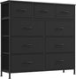 SONGMICS Dresser for Bedroom, Chest of Drawers, 9 Non-Woven Fabric Drawers by SONGMICSbySONGMICSHOME