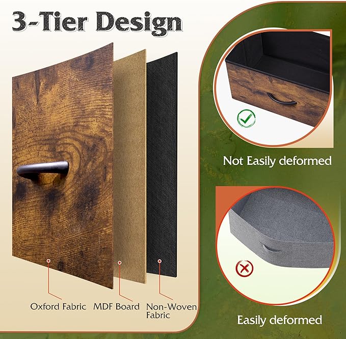 WLIVE Tall Dresser for Bedroom - Image 6