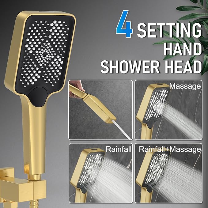 Iriber Thermostatic Shower System Wall Mount - Image 5
