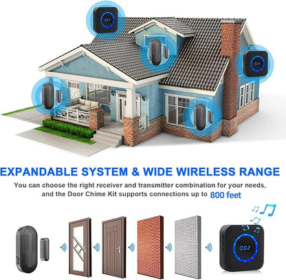 Door Chime SanJie Wireless Door Sensor - Image 6