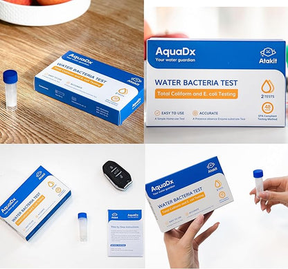 AquaDx 2 Pcs Water Bacteria Test Kit Total Coliform and E.coli Testing - Image 6