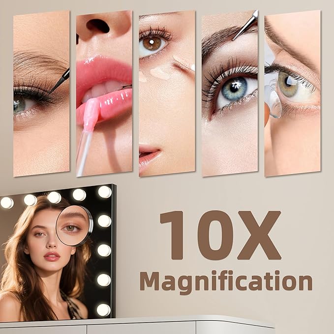 Vanity Mirror with Lights Lighted Makeup Mirror with Dimmable LED Bulbs - Image 8