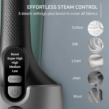Rowenta Handheld Steamer for Clothes, Pure Force 2in1 Steamer & Iron, - Image 9