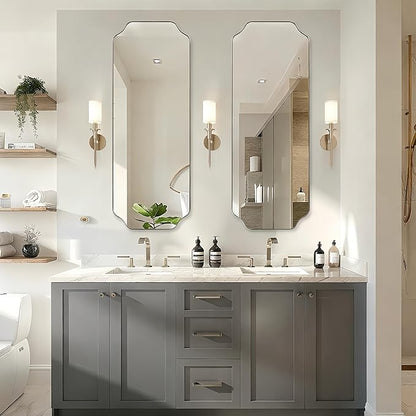 ANDY STAR 18" x 48" Chrome Full Length Mirror, Large Rectangle Bathroom Mirror - Image 6