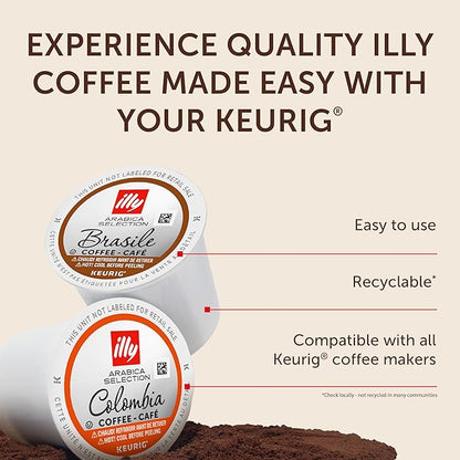 illy Coffee K Cup, Pods for Keurig Machines, Brasile & Colombia Single Origin - Image 6