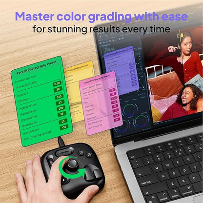 TourBox Lite - Editing Keyboard Compact, Artists Go-to Drawing Macro Keypad - Image 7