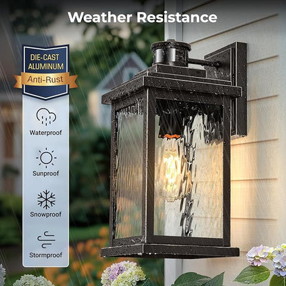 VIANIS Advanced Motion Sensor Light Outdoor, Large Bronze Exterior Lighting - Image 7