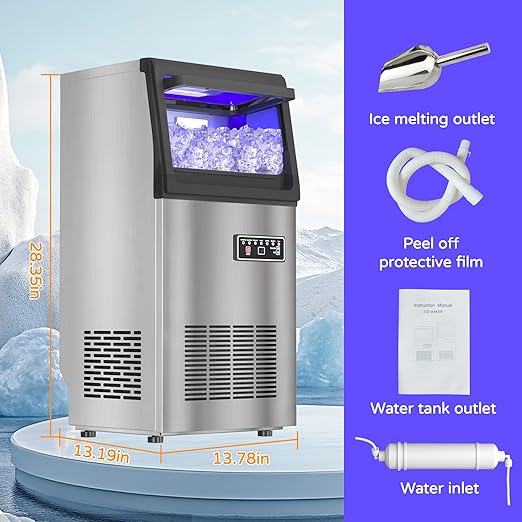 Commercial Nugget Ice Maker 80Lbs/24H - Image 9