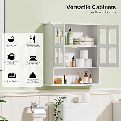 Modern Hanging Bathroom Cabinet, Sturdy Wooden Medicine Cabinet - Image 4