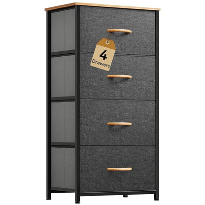 DWVO 4 Drawers Dresser, Small Dresser by DWVO