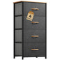DWVO 4 Drawers Dresser, Small Dresser by DWVO